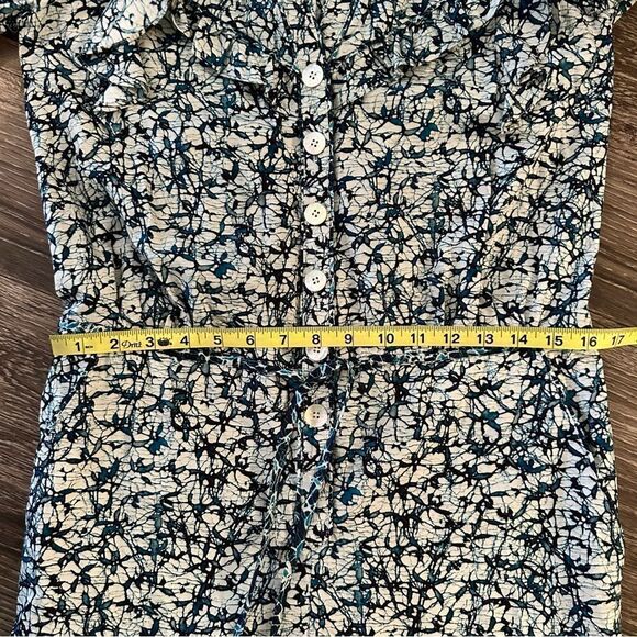 Veronica Beard Tanay Batik Puff Sleeve Jumpsuit - Picture 9 of 10